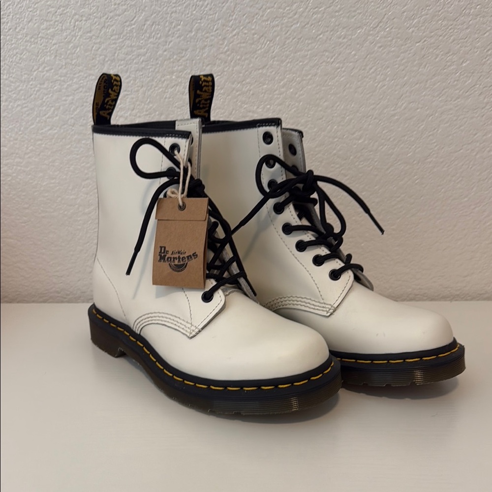 Dr. Martens Classic White Boots